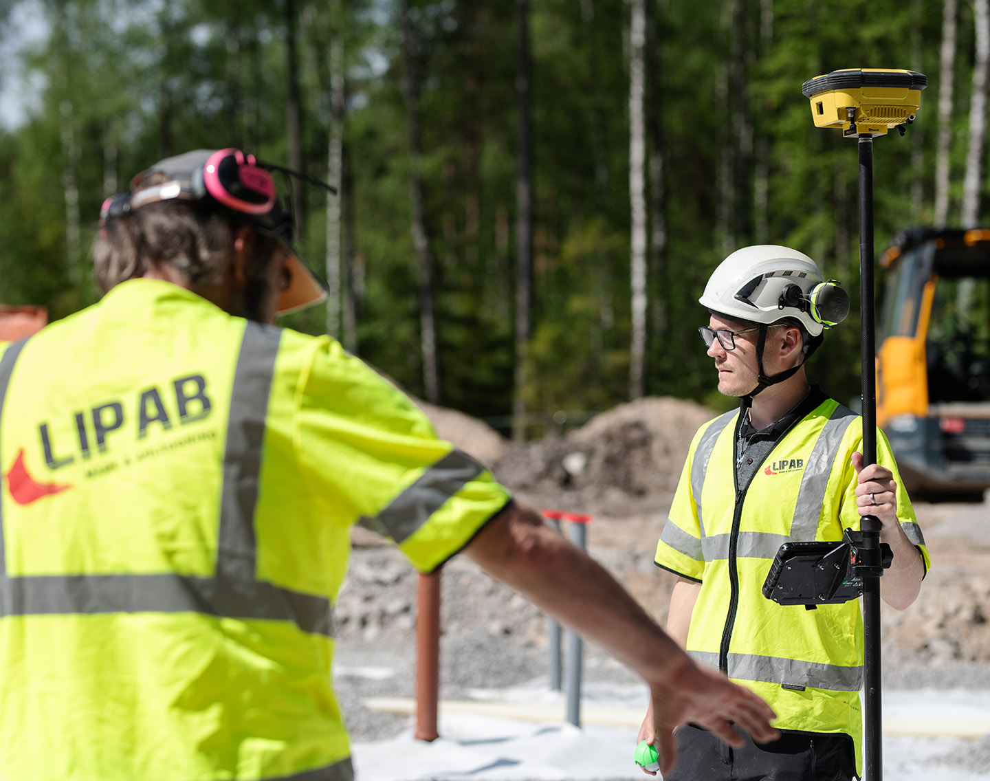 Mätning och grundläggningsarbete